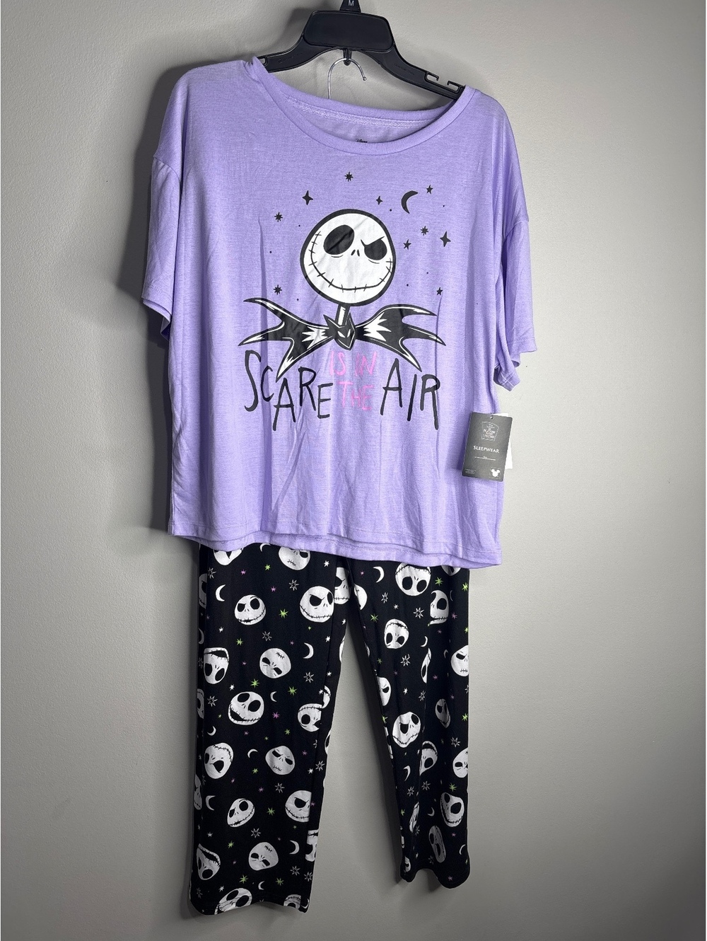 Disney Tim Burton's The Nightmare Before Christmas Pajama Set Large